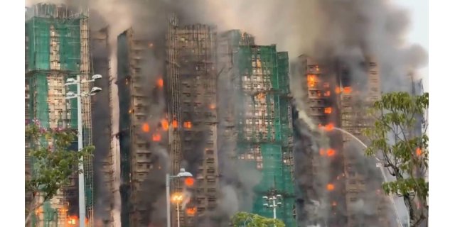 Hong Kong Gökdelen Yangını: Tai Po'da Facia, Çok Sayıda Can Kaybı